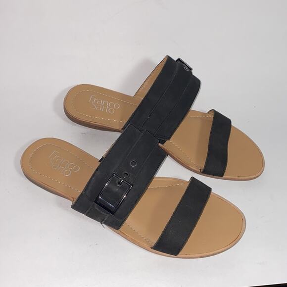 Franco Sarto blitz leather slip on sandals - Picture 6 of 6